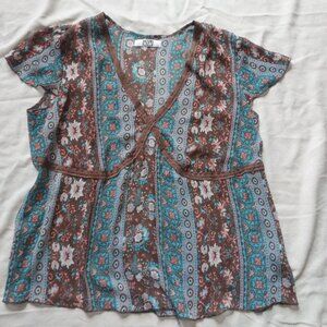 MXM Sleeveless Semi sheer Blouse Plus 18